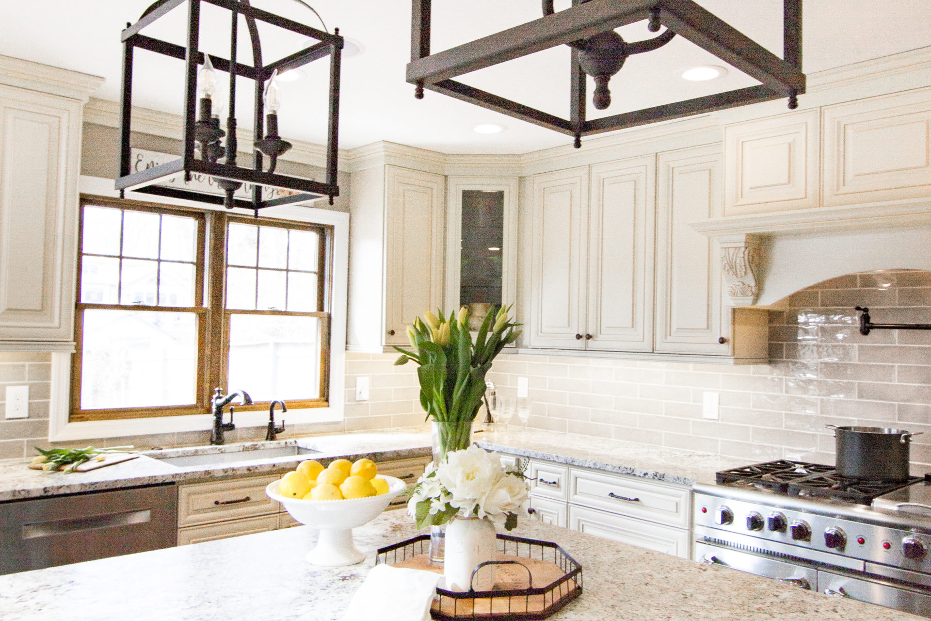 kitchen lighting installation